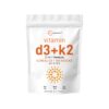 Vitamina D3 5000IU Plus K2, Fórmula 2 em 1, 300 Cápsulas gel
