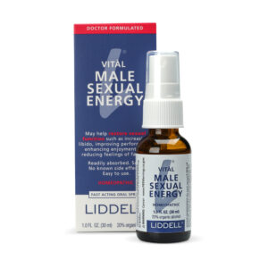 Vital Male Sexual Energy Liddell, spray oral homeopático de 30 ml com caixa
