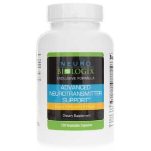 Frasco Advanced Neurotransmitter Support Neurobiologix com 120 cápsulas vegetais
