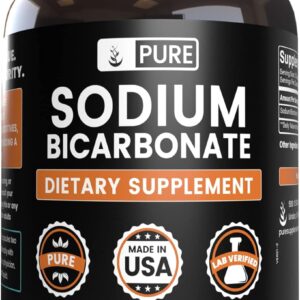 Bicarbonato de Sódio em Cápsulas 100% Puras – 365 Cápsulas Sem Aditivos