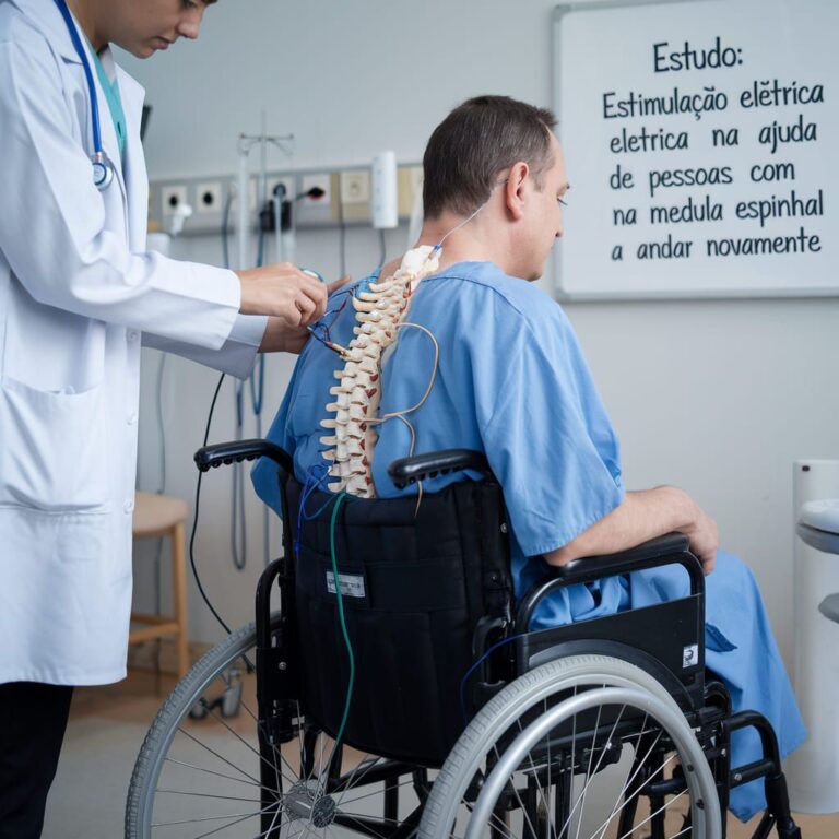 Estudo Inovador: Estimulação Elétrica na Ajuda de Pessoas com Lesão na Medula Espinhal a Andar Novamente