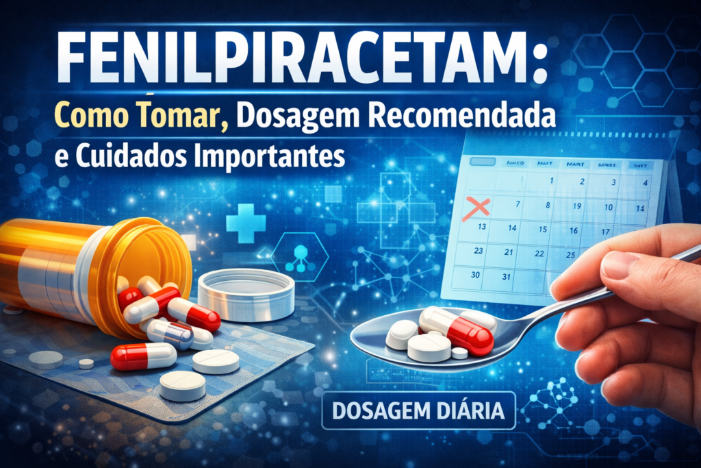 Fenilpiracetam: Como Tomar, Dosagem Recomendada e Cuidados Importantes