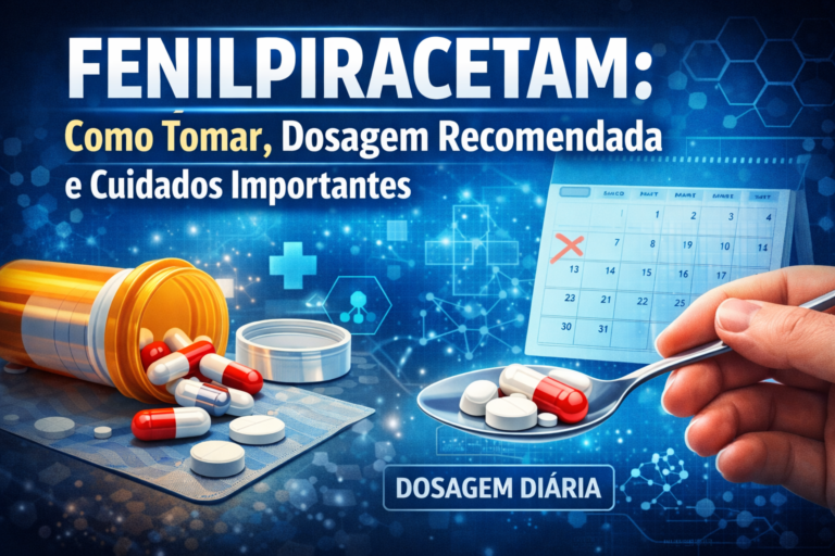 Fenilpiracetam: Como Tomar, Dosagem Recomendada e Cuidados Importantes