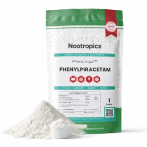 Phenylpiracetam Hydrazide em pó USP Grade 100% Puro | Nootrópico para Foco e Memória