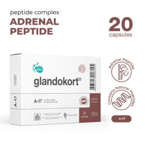 Glandokort - A17 Peptídeo biorregulador de adrenal - Garmonia - 20 cápsulas