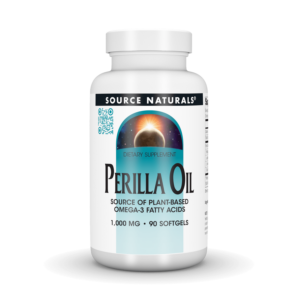 Óleo de Perilla Source Naturals 1.000 mg — frasco com 90 softgels
