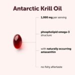 Suplemento de Óleo de krill 1000 mg por dose - 300 cápsulas