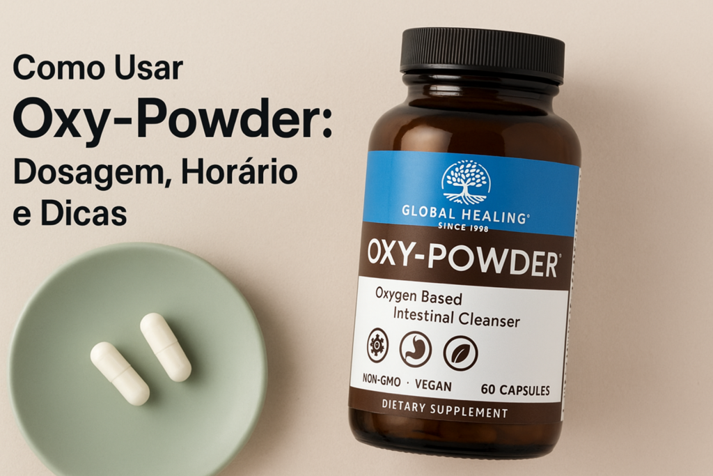 Como usar Oxy-Powder corretamente: dosagem, horário e melhores resultados