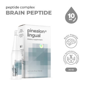 Pinealon Lingual - COMPLEXO DE PEPTÍDEOS SINTETIZADO PARA O SISTEMA CNS E O CÉREBRO - Bioregulador de peptídeos para uso sublingual - 10ml