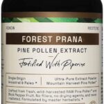 Pólen de Pinheiro em Cápsulas Raw Forest Foods – Extrato 50:1, 120 Cápsulas