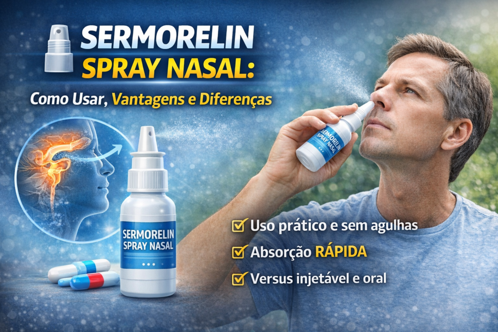 👃 Sermorelin Spray Nasal: Como Usar, Vantagens, Diferenças e o Que Você Precisa Saber