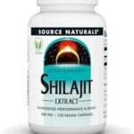 Shilajit Extract Source Naturals 500 mg - Suplemento Vegano para Aumento de Vitalidade e Performance