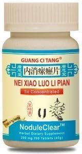Nei Xiao Luo Li Pian (NoduleClear) - Suplemento Herbal para Nódulos com 200 Comprimidos