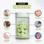 Gummies de Sea Moss Veganas - 1600mg de Irish Sea Moss e 1000mg de Bladderwrack para Saúde e Beleza - 3