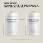 Codeage Biotin Marine Collagen Peptides - Suplemento para Crescimento Capilar com Biotina e Vitaminas - 3