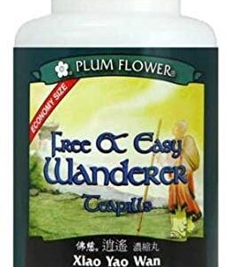 Plum Flower Free and Easy Wanderer 1000 Teapills - Suporte Avançado à Saúde do Fígado e Equilíbrio Emocional