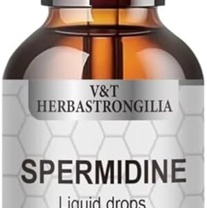 Herbastrongilia V&T Spermidine Liquid Drops 60ml - Suplemento Líquido para Aumento de Energia e Saúde Celular