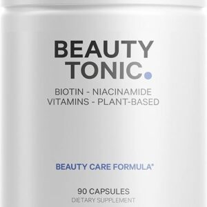 Suplemento de Biotina com Vitaminas C, E e Antioxidantes - Suporte Completo para Cabelo, Pele e Unhas