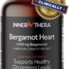 Bergamot Heart InnerThera 1000mg - Suplemento para Saúde Cardiovascular e Controle do Colesterol