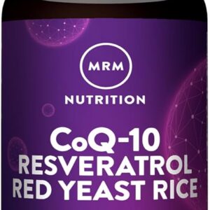 Suplemento MRM CoQ-10 e Resveratrol com Arroz Vermelho - Saúde Cardiovascular em Softgels