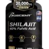 Shilajit Capsules Boscent 120 Cápsulas - Potente Suporte Natural de Energia e Vitalidade para o Seu Dia-a-Dia