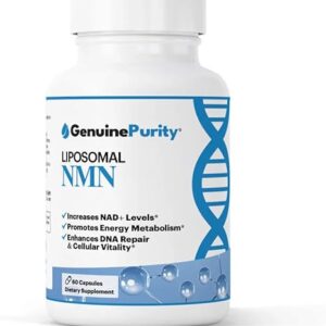 Suplemento Lipossomal de NMN 250mg - Aumento de NAD+ e Energia Celular para Envelhecimento Saudável