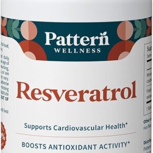 Resveratrol com Fisetin Pattern Wellness - Antioxidante para Saúde Celular e Imunológica