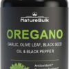 Extrato de Óleo de Orégano e Alho NATUREBULK - Suporte Imunológico e Digestivo em Cápsulas