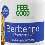 Berberina Phytosome Feel Good Superfoods 120 Cápsulas - Potente Suporte Metabólico e Antioxidante