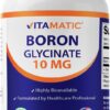 Vitamatic Chelated Boron 10mg - Equilíbrio Hormonal e Saúde Óssea em 240 Comprimidos