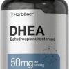 Horbäach DHEA 50mg - Suplemento Hormonal Não-GMO e Sem Glúten para Energia e Bem-Estar