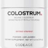 Pó de Colostro Bovino Codeage 4.3 OZ - Suporte Imunológico e Saúde Intestinal com Imunoglobulinas