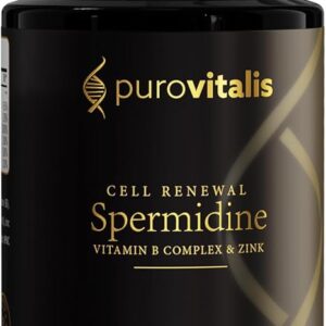 PUROVITALIS Liposomal Spermidine 5mg com Zinco e Vitaminas - Suporte à Renovação Celular e Imunidade