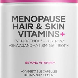 Suplemento Codeage Menopause Hair & Skin Vitamins+ para Saúde Capilar e da Pele na Perimenopausa