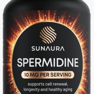 SUNAURA Suplemento de Spermidina 10 mg - Autonomia Celular e Longevidade Saudável