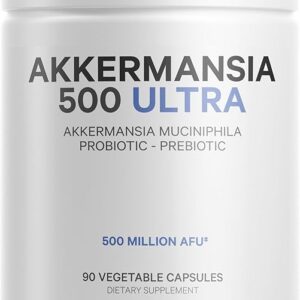 Codeage Akkermansia Muciniphila Probiotic Ultra - 500 milhões de AFUs para Saúde Digestiva