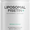 Codeage Liposomal Fisetin 60 Cápsulas - Antioxidante Vegano para Envelhecimento Saudável