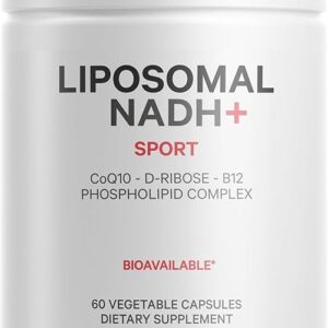 Suplemento Lipossomal de NADH+ com Vitamina B12 e D-Ribose - Suporte Cognitivo Avançado