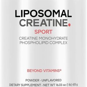 Pó de Creatina Lipossomal Codeage 5000mg - Suporte Muscular e Performance Atlética