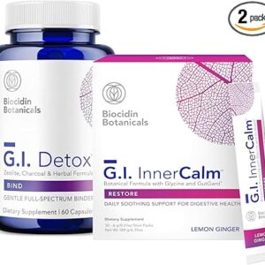 Pacote Biocidin Research GI InnerCalm & GI Detox+ - Suporte Intestinal e Desintoxicação Eficaz