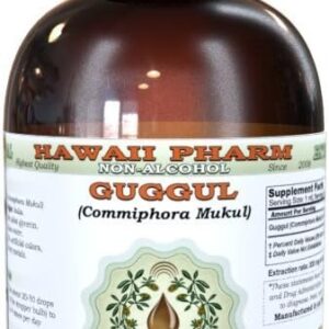 Extrato Líquido de Guggul Sem Álcool Hawaii Pharm 2 Fl Oz - Suporte Natural à Saúde Metabólica