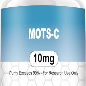 WUCOO MOTS-c Peptídeo de Pesquisa 10mg - Alta Pureza para Gerenciamento de Energia