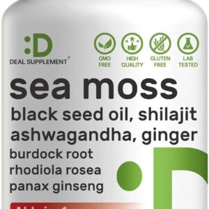 Irish Sea Moss Vegano com 14 Superfoods - Fortaleça Imunidade e Energia Naturalmente