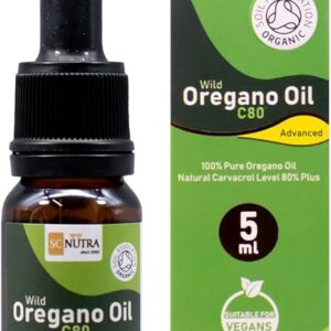 Óleo de Orégano Orgânico C80 Advanced 5ml - 80% Carvacrol para Suporte Imunológico