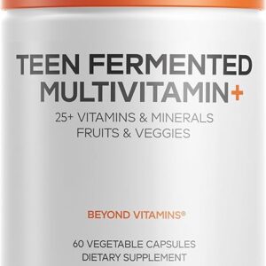 Multivitamínico Codeage Teen com Omega-3 e 25 Vitaminas - Suplemento Orgânico Para Adolescentes