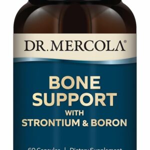 Suporte Ósseo Dr. Mercola com Estrôncio e Boro - Fortaleça Seus Ossos com 60 Cápsulas