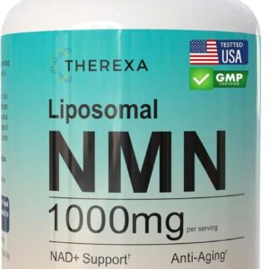 Suplemento de NMN 1000mg Pure THEREXA - Aumente sua Energia e Melhore a Saúde da Pele
