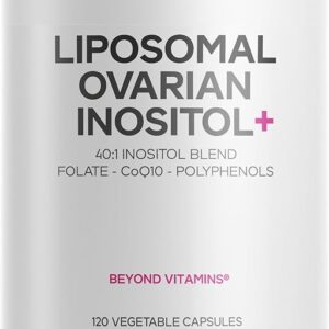 Codeage Liposomal Ovarian Inositol+ 120 Cápsulas - Suporte Superior à Saúde Ovariana e Hormonal