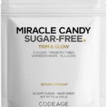 Doces Sem Açúcar Codeage Miracle Candy Frutas Mistas - 30 Macios e 0g de Açúcar