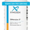 XYMOGEN Dimension 3 - Suplemento de DIM com Curcumin e BioPerine para Equilíbrio Hormonal e Detoxificação
